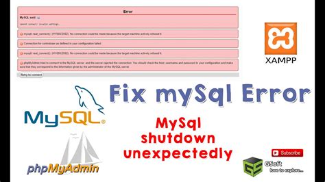 Cara Mengatasi MySQL Error di XAMPP: Solusi Mudah Mengatasi Masalah Database!  