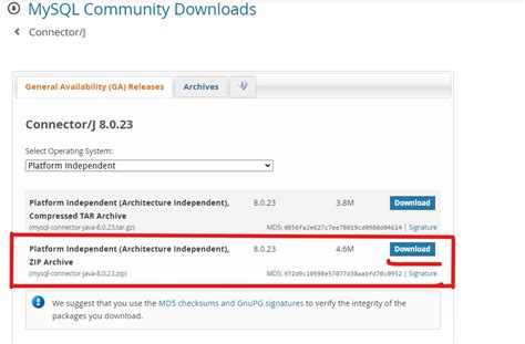 Mysql Connector Java Name