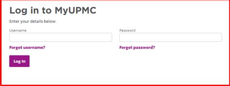 myupmc login