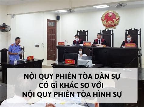 nội quy phiên tòa dân sự