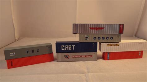 N Scale Intermodal Containers