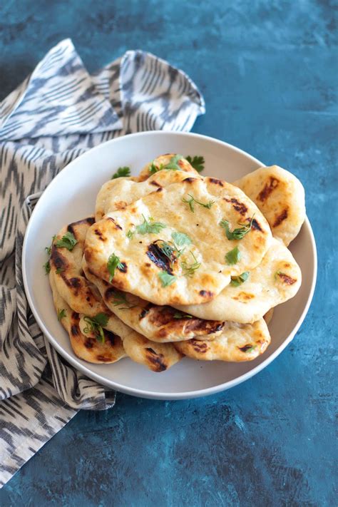 Naan Flatbread On The Grill