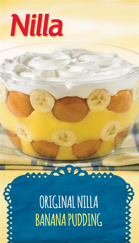 nabisco nilla wafers banana pudding recipe