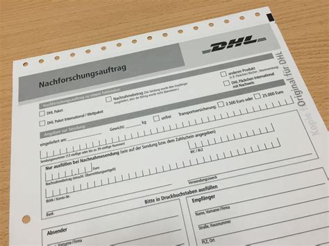 nachforschung national deutsche post