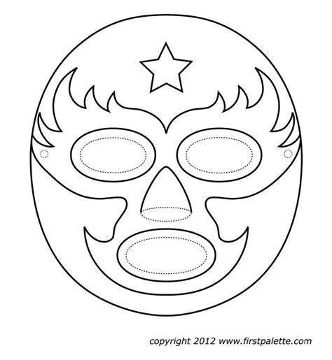 Nacho Libre Mask Printable