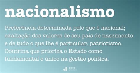 nacionalista significado