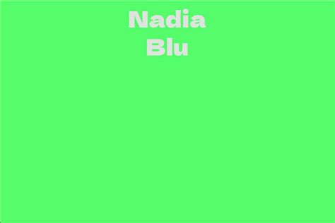 Nadia Blu