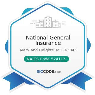 naic for national general insurance