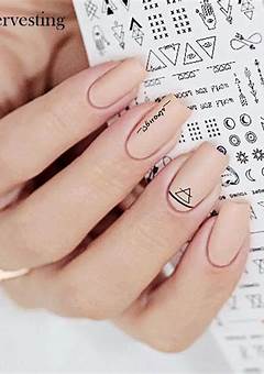 Nail Art Stickers Letters: The Latest Trend In Nail Fashion