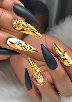Nail Designs For Long Acrylic Nails In 2023