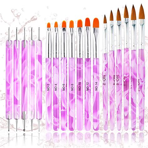 Nail Brush Acrylic Set
