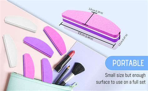 Nail Buffer Blocks White