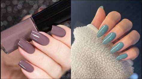 nail designs plain colors