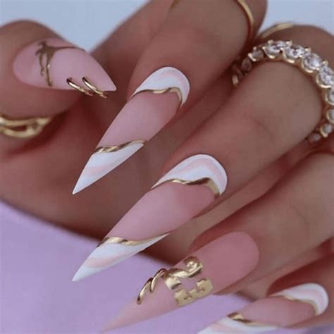 Pointed Nail Designs: Edgy, Dramatic, and Eye-Catching