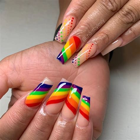 nail designs pride month
