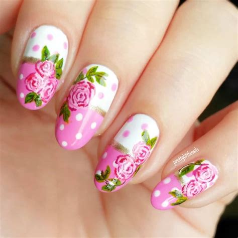 nail designs roses