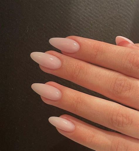 Nail Ideas Almond Shape Plain