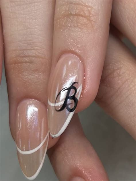 Nail Ideas With Initial B