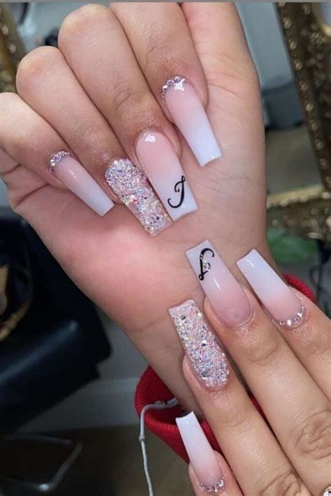 Nail Ideas With Initial Pink