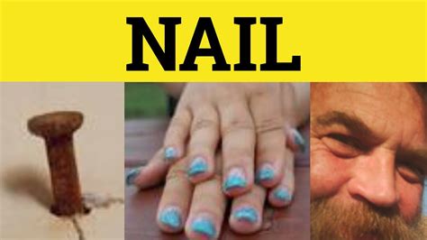 nail meaning in english