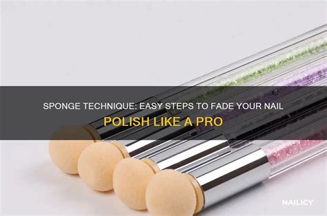 Nail Polish With Sponge Applicator