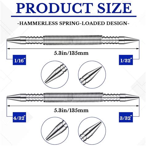 Nail Set Spring Loaded