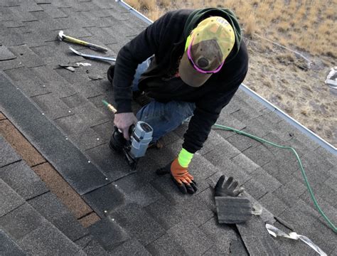 Nailing Shingles By Hand