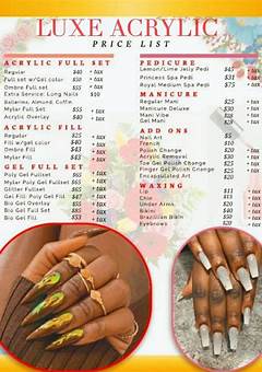 Nails Acrylic Prices In 2023