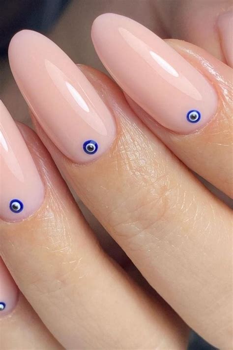 Nails Evil Eye Short