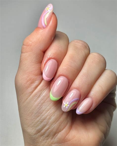 Nails French Tip Spring