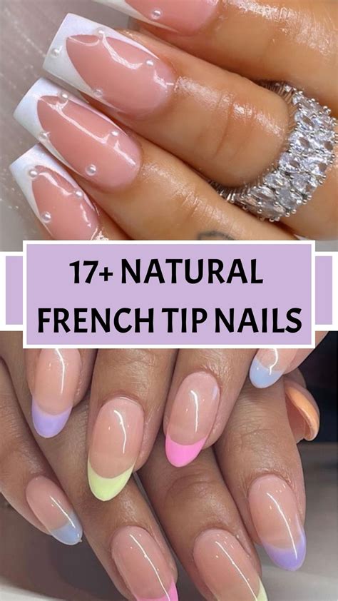 Nails Natural French Tip