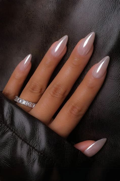 Nails White And Transparent