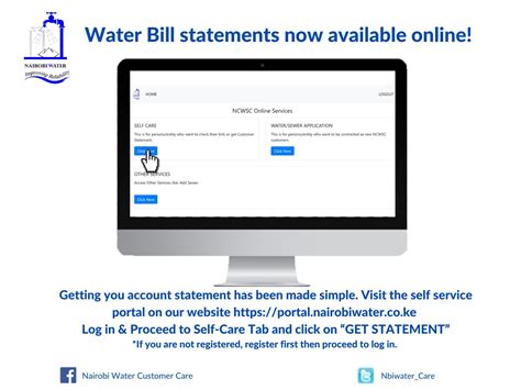 nairobi water company online bills