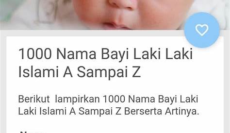 1000 Nama Bayi Perempuan Islam Modern 3 Kata Lengkap dengan Arti dan