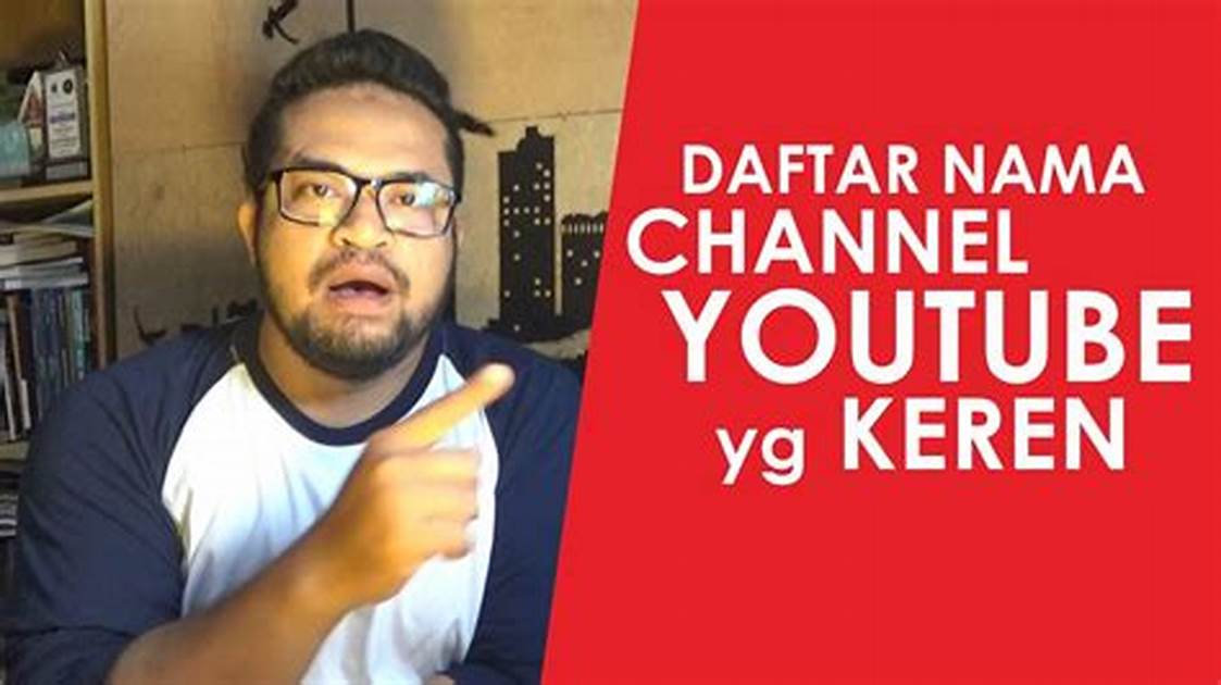 Inspiring YouTube Channel Names for Indonesian Content Creators