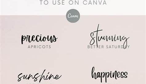 15 best Canva font pairings for Pinterest Bmsocialside Aesthetic