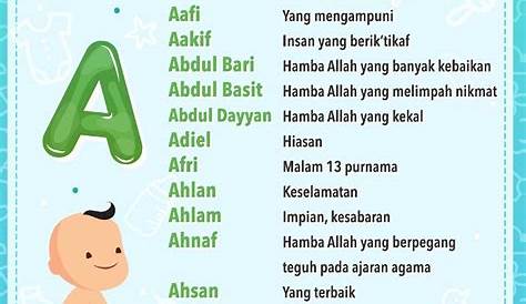 Nama Baby Lelaki Dalam Islam / Updated Nama Dan Maksud Dalam Islam Pc