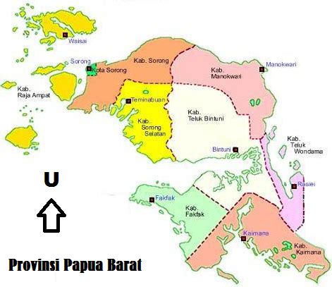 nama kabupaten di papua barat