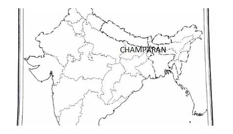 On the given outline map of India, mark the place where