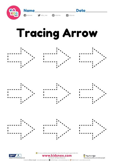 Name Tracing Worksheets With Arrows