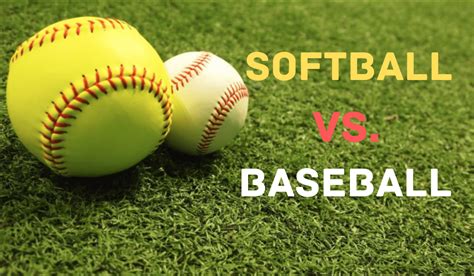 Name 2 Differences Between Baseball And Softball