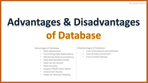 name 2 disadvantages of using a relational database