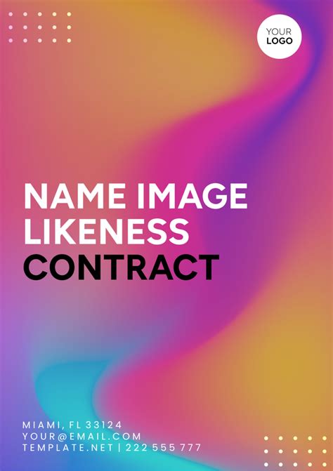 name image likeness contract template