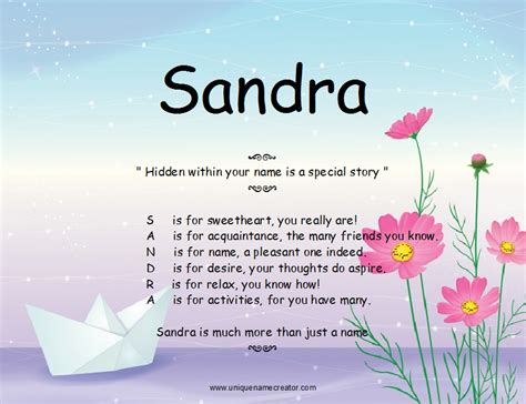 name meaning of sandra