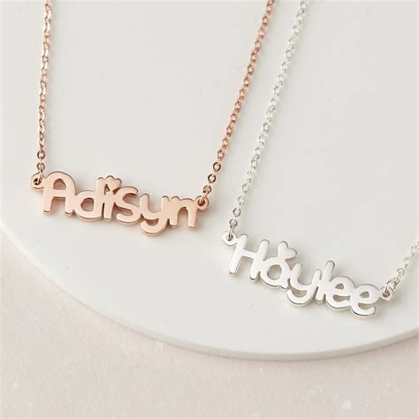 name necklace for children