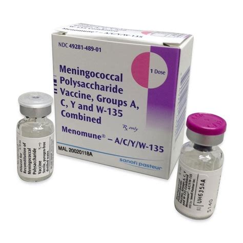 name of meningococcal vaccine