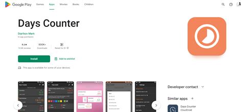 name of the Best Day Counter Apps for Android and iOS