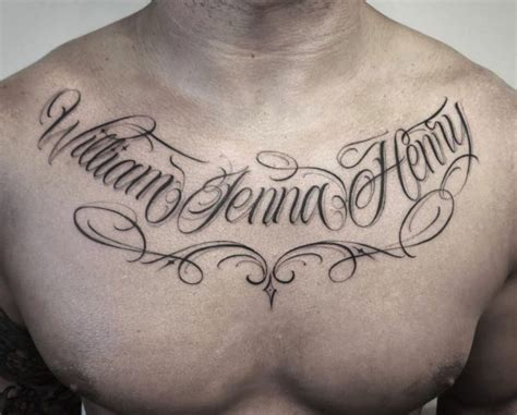 All You Need To Know About Name Tattoos On Chest