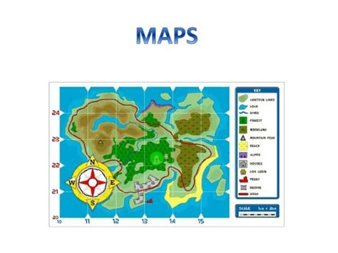 name the basic elements of a map class 6