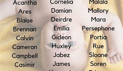 100 BOY NAMES YOU HAVEN'T HEARD OF I Namielle.com Writing Resources